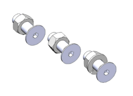 Hansa C3e C4 Chipper Knife + Bolt Set