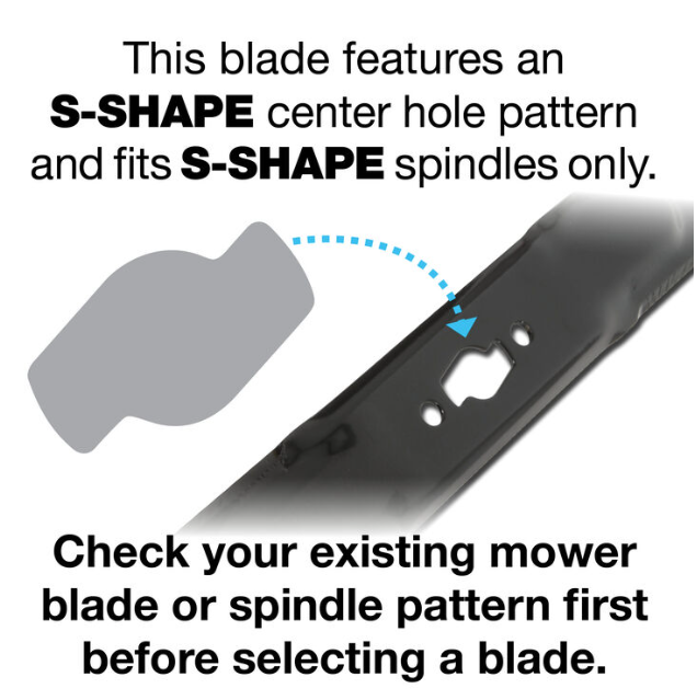 Cub Cadet 42andquot UltraHigh Lift Bar Blade SShape