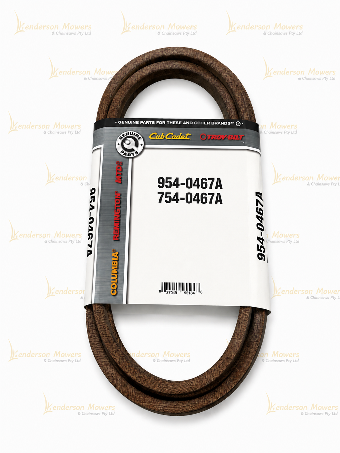 MTD 954-0467A Lower Transmission Drive Belt +ndash 908+quot