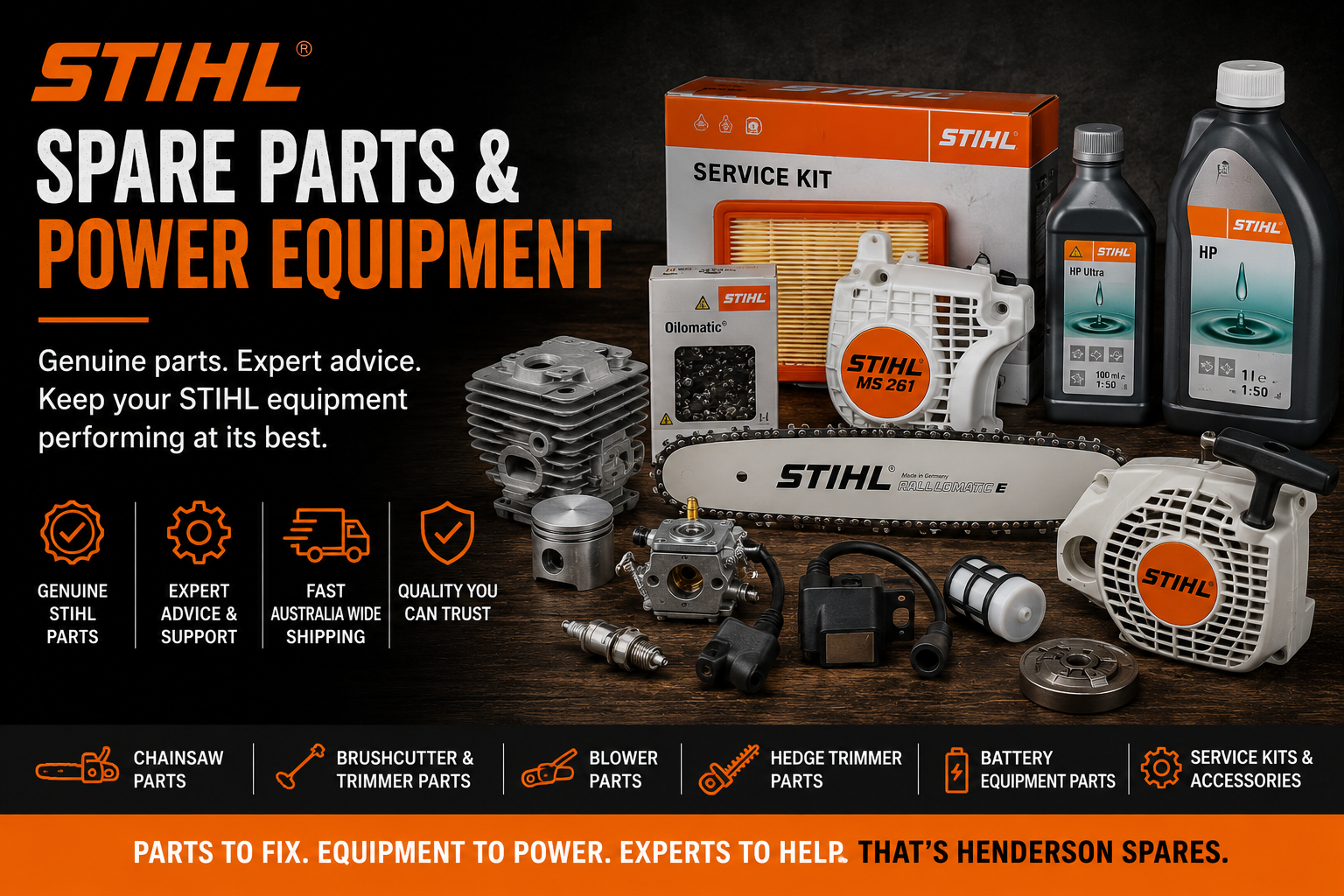 STIHL Spare Parts Australia | Genuine STIHL Chainsaw & Power Equipment Parts