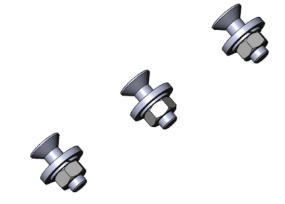 Hansa C7 Chipper Anvil and Bolt Kit