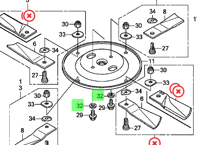 Honda Blade Disc Washer 10mm