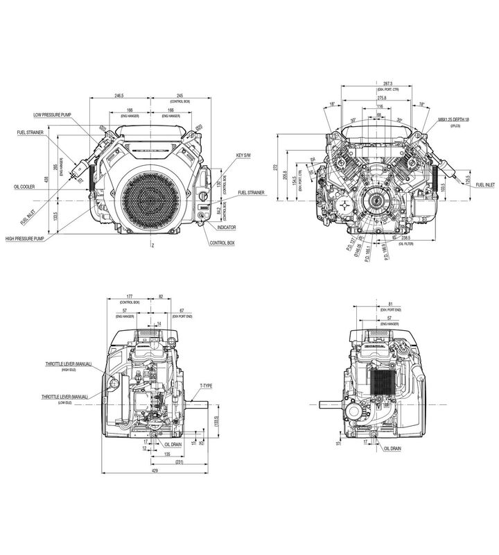 Honda iGX800 250HP EFI VTwin Petrol Engine