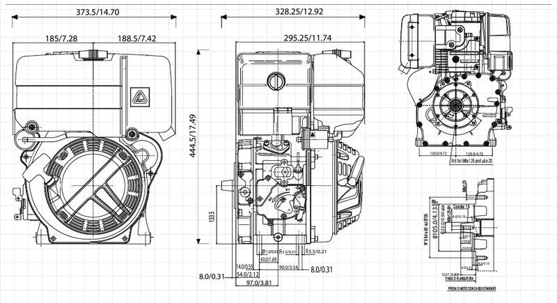 Kohler KD225 67hp Diesel Single Cylinder Engine